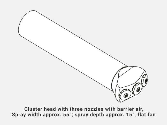 1AW nozul mızrakları - Denitrifikasyon Nozul Lansları
